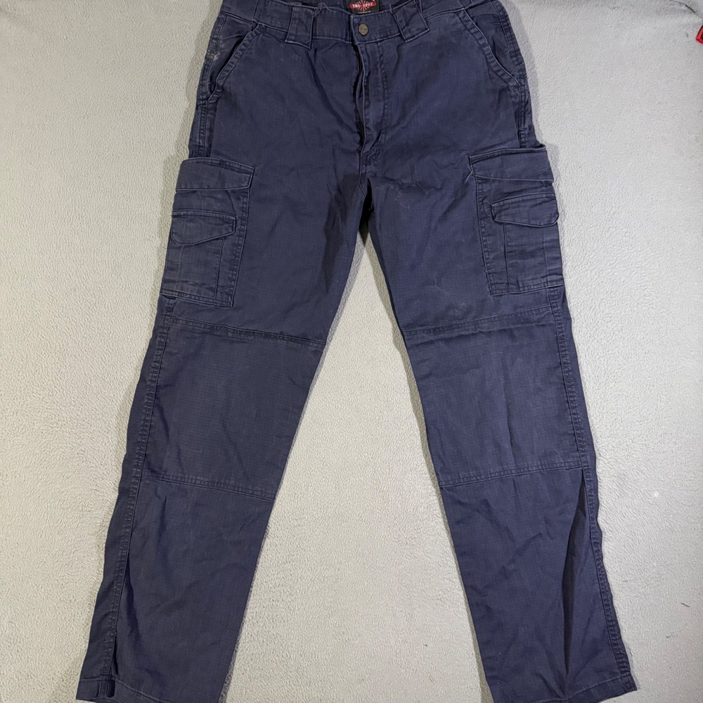 Tru Spec Mens‎ Cargo Pants Flame Resistant Navy Blue Size 34x34 Workwear